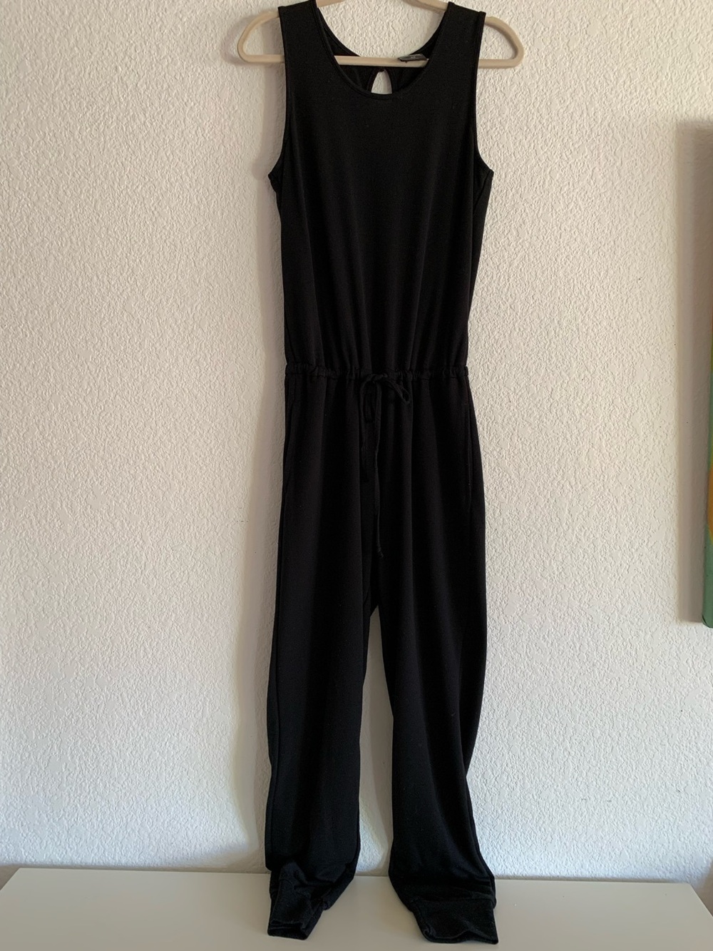 32 Cool Black Sleeveless Drawstring Jogger Jumpsuit